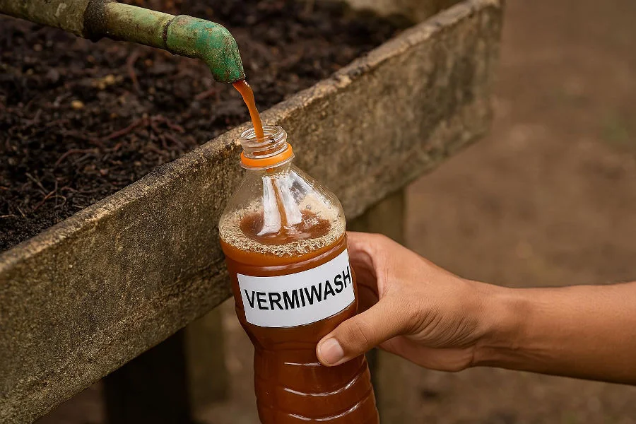 व्हर्मीवॉश : पीक वाढीसाठी एक नैसर्गिक टॉनिक