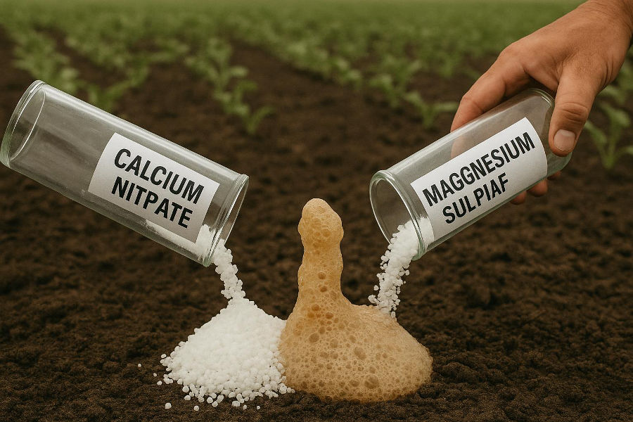 Why You Should Not Mix Calcium Nitrate and Magnesium Sulphate