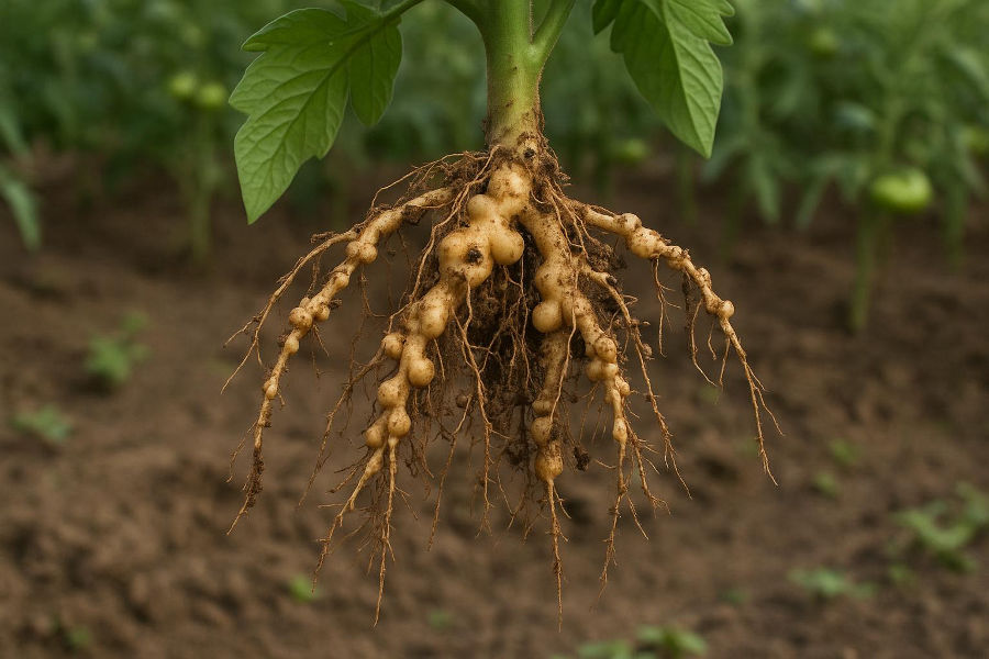 रूट-नॉट निमेटोड्स (Root-Knot Nematodes)