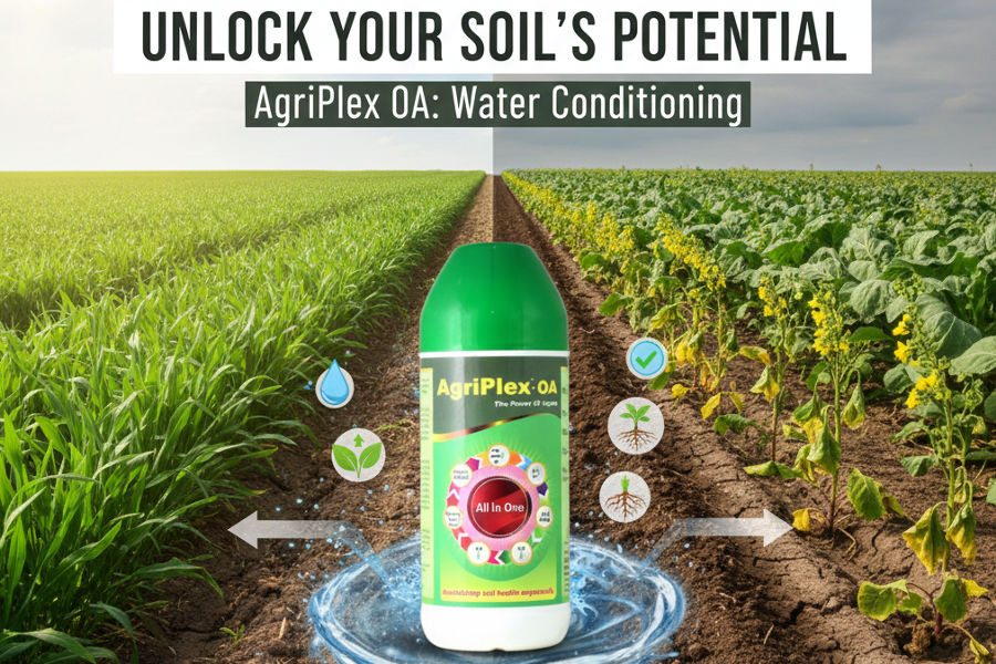Agriplex OA – Organic Technology for Irrigation Water Conditioning