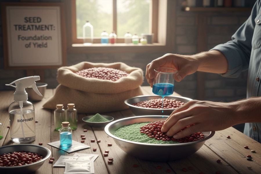 बीज उपचार – बुवाई से पहले की समझदारी और सफल उत्पादन की पहली सीढ़ी