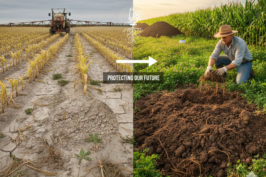 रासायनिक तणनाशके आणि मातीतील सूक्ष्मजीव: मातीचे आरोग्य कसे जपावे?