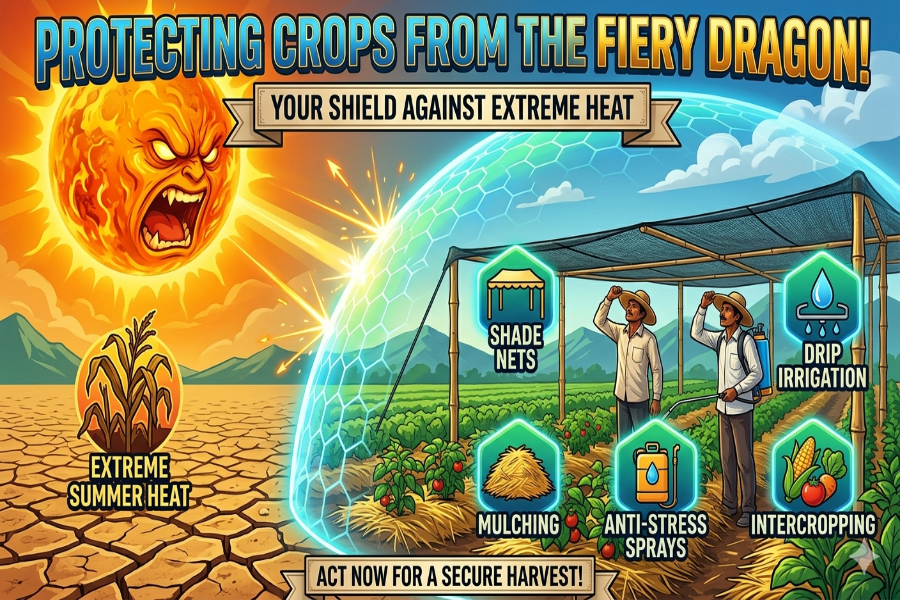 How to Protect Crops from Extreme Summer Heat ?