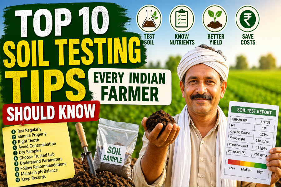 Top 10 Soil Testing Tips Every Indian Farmer Should Know 