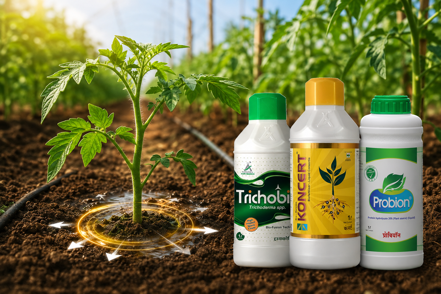 First Tomato Drenching: The Smart Start for Healthy Roots and Higher Yield