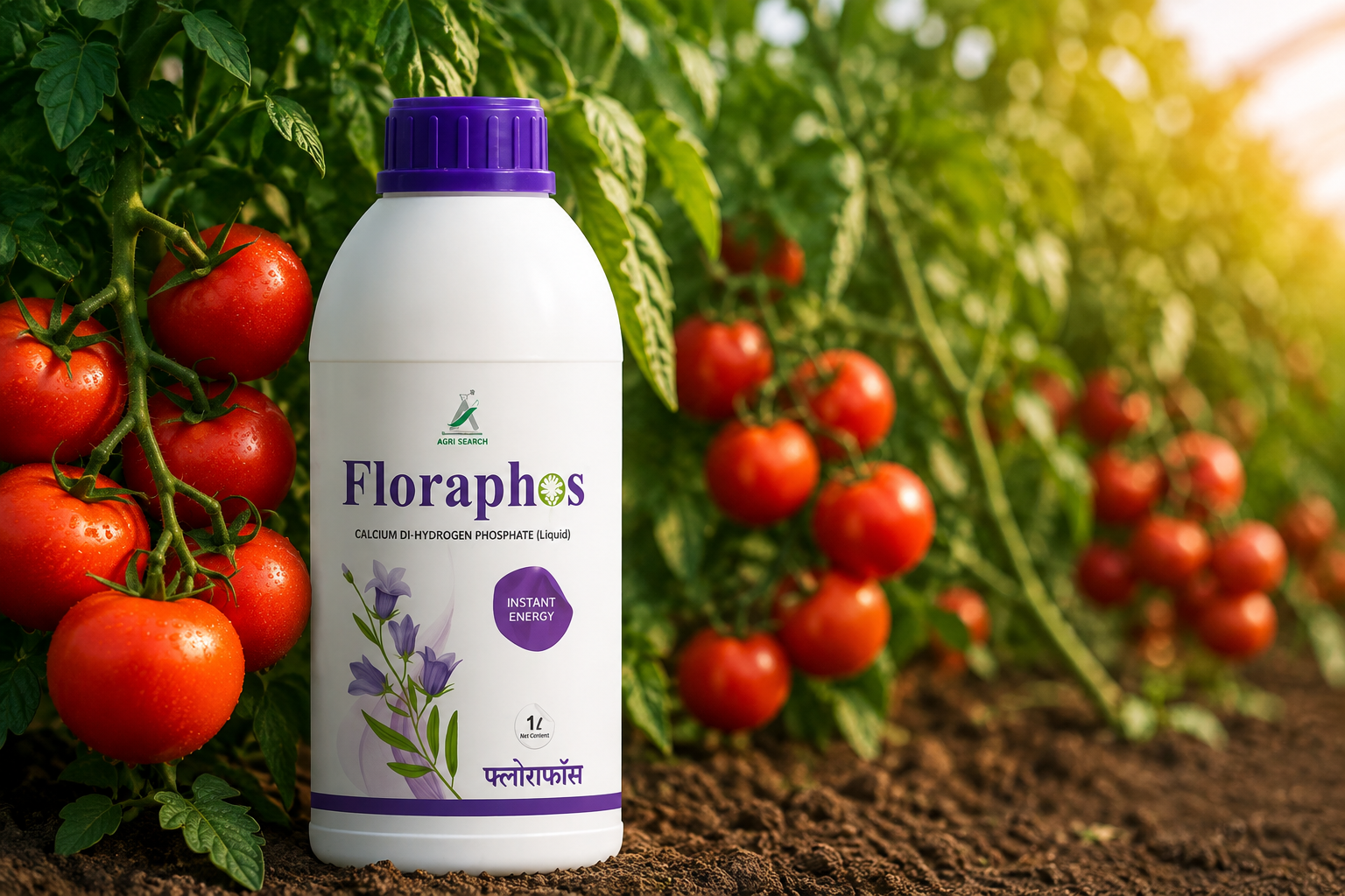 Floraphos for Tomato: A Phosphorus + Calcium Spray Solution to Support Fruit Set